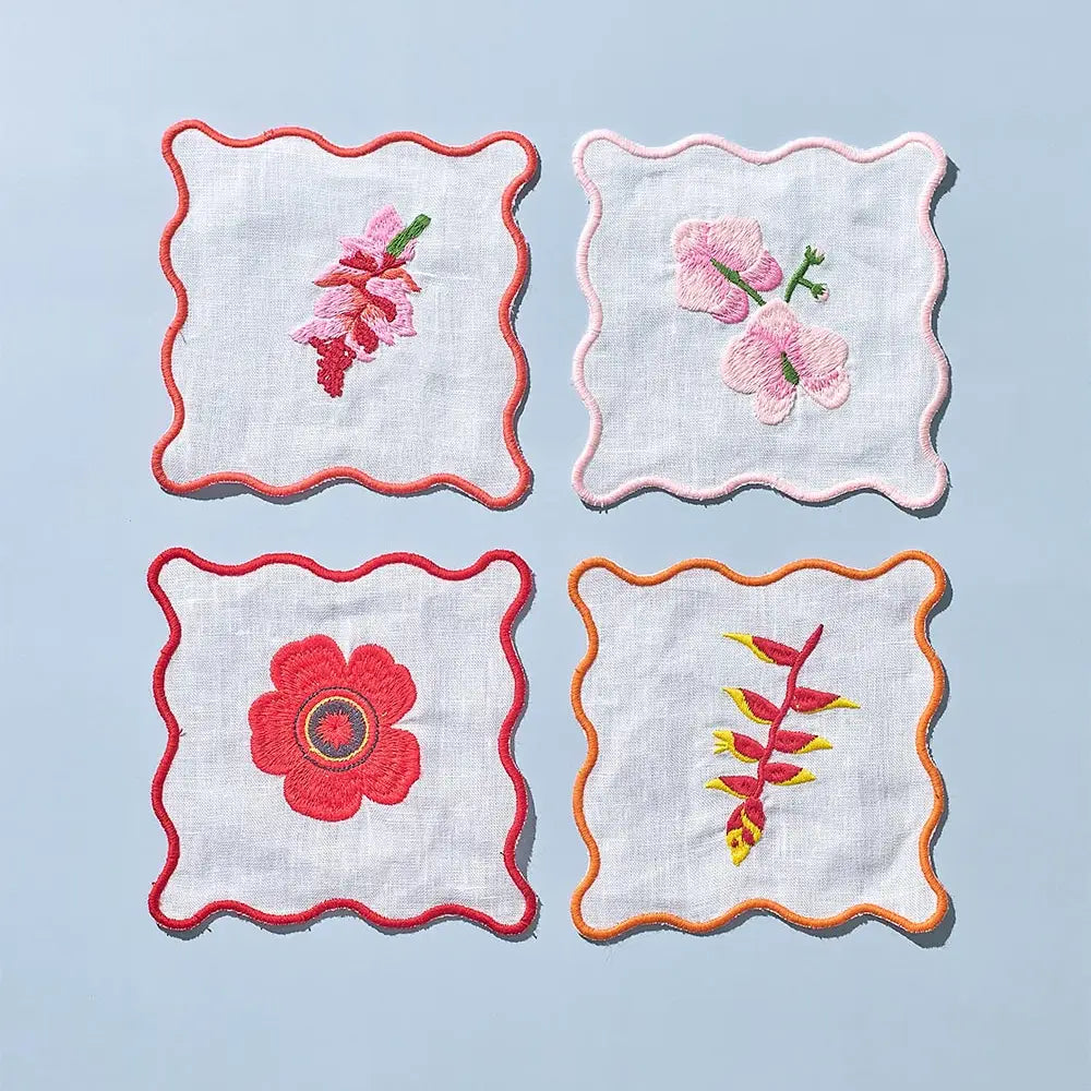 Flores Cocktail Napkins